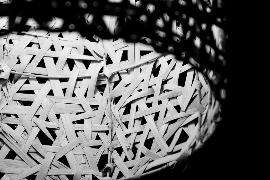 Woven Basket for a small living area — home · Home Decor