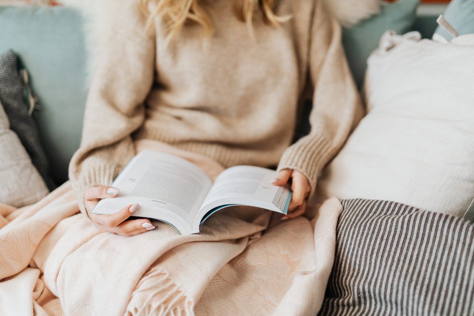 Reading Nook with warm evening lighting — home · Interior Design