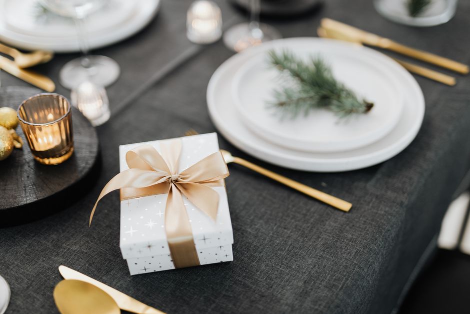 table new year's around a personal tradition — celebrations · New Year's