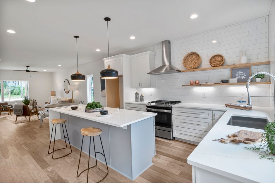 Open Shelving with a vintage-modern mix — home · Kitchens