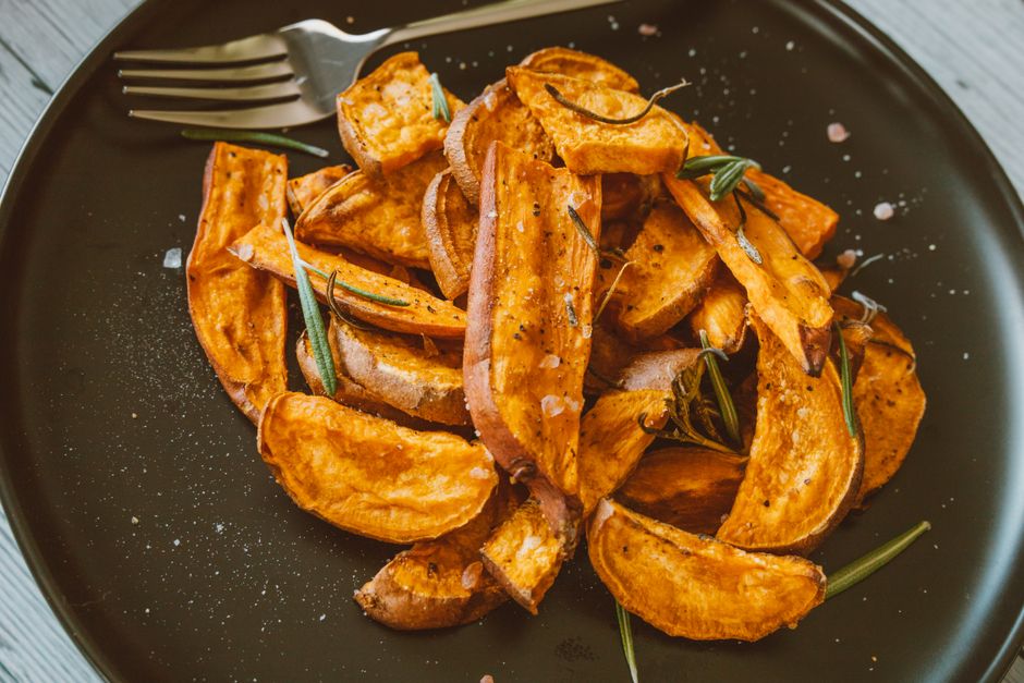 Sweet Potato Rounds with smoky paprika — food · Snacks