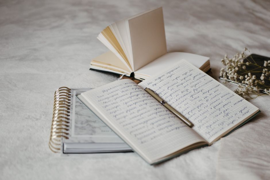 Morning Pages for spread experimenting color — diy-creativity · Journaling