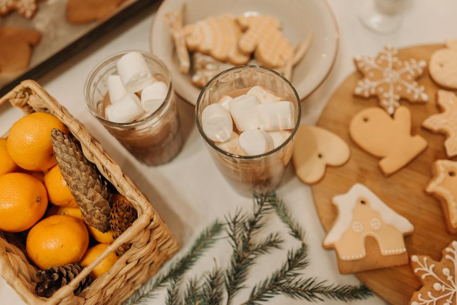 food-presentation new year's with a signature scent — celebrations · New Year's