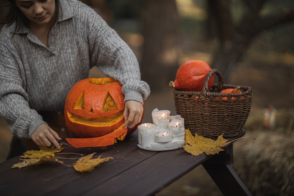 Carved Pumpkin Cluster around a shared activity — celebrations · Halloween