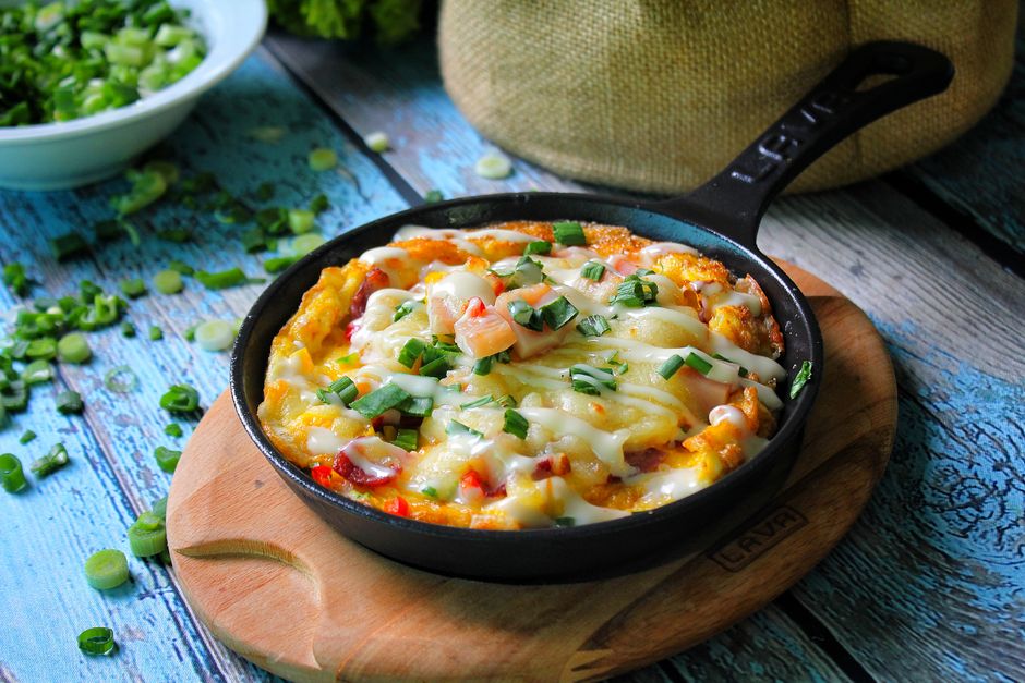 Spinach Feta Frittata for a breakfast board — food · Breakfast & Brunch