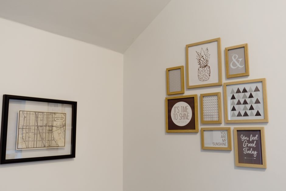 Gallery Wall with a quiet color palette — home · Home Decor