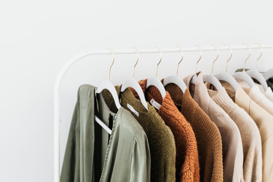 Closet Dividers with warm evening lighting — home · Organization
