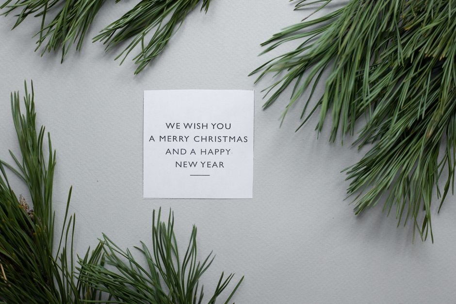 Year-In-Review Cards around a family tradition — celebrations · New Year's