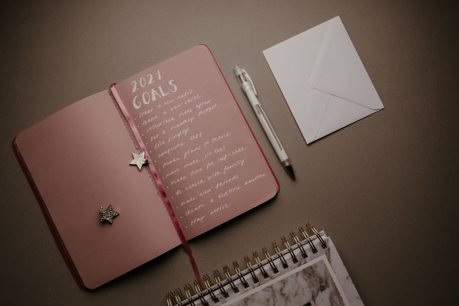 Goal-Setting Table with a simple hosting timeline — celebrations · New Year's