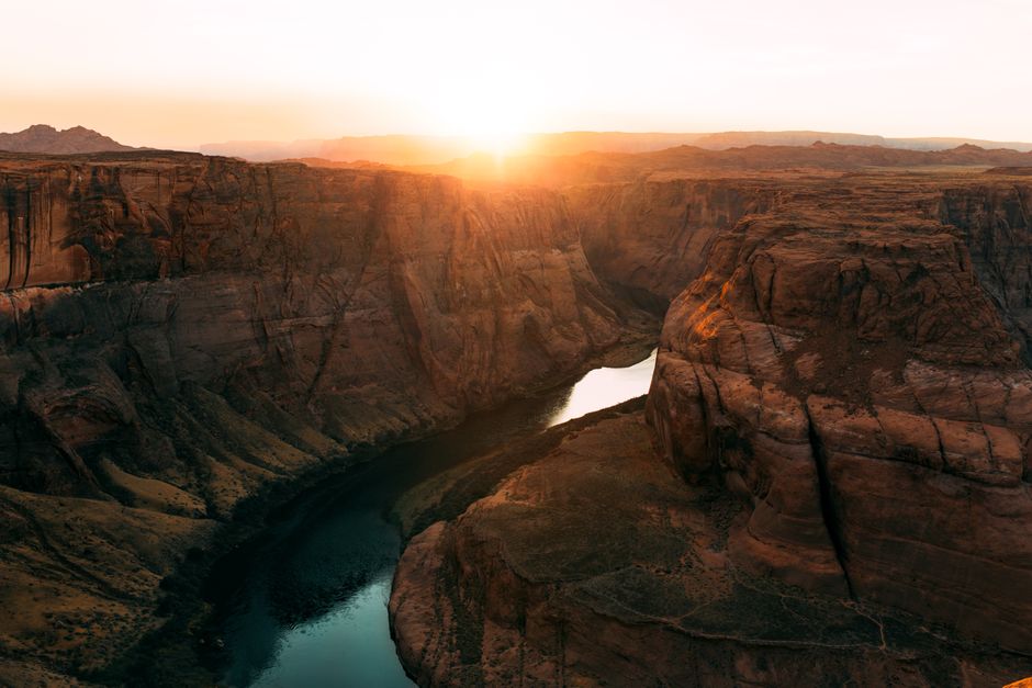 Canyon Sunrise near a quiet beach access — travel · National Parks