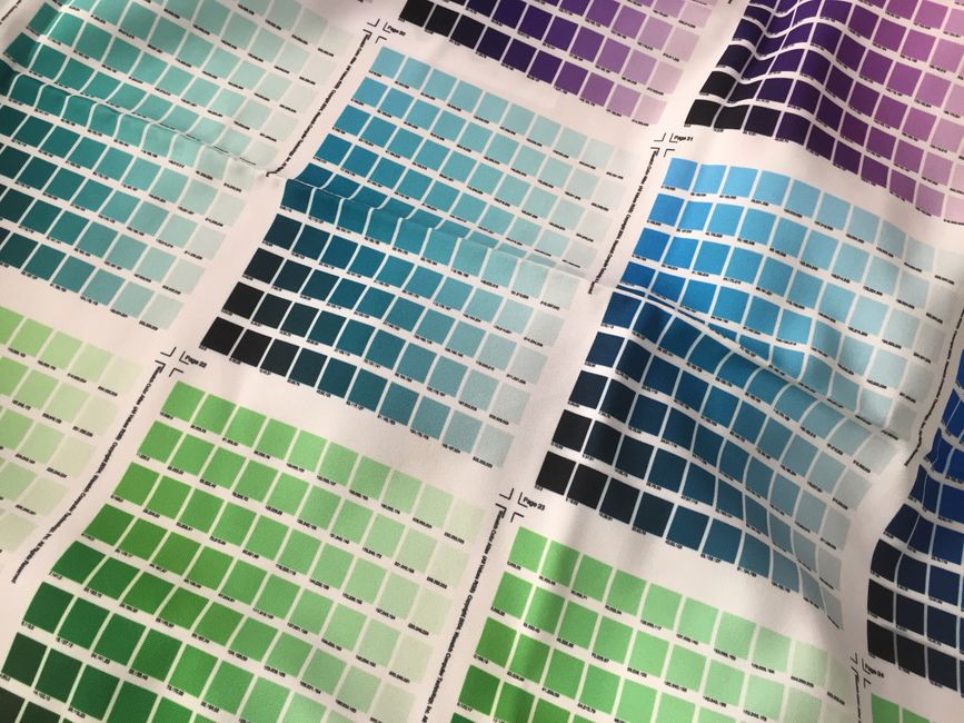 Mood Color Chart with a stitched detail — diy-creativity · Journaling