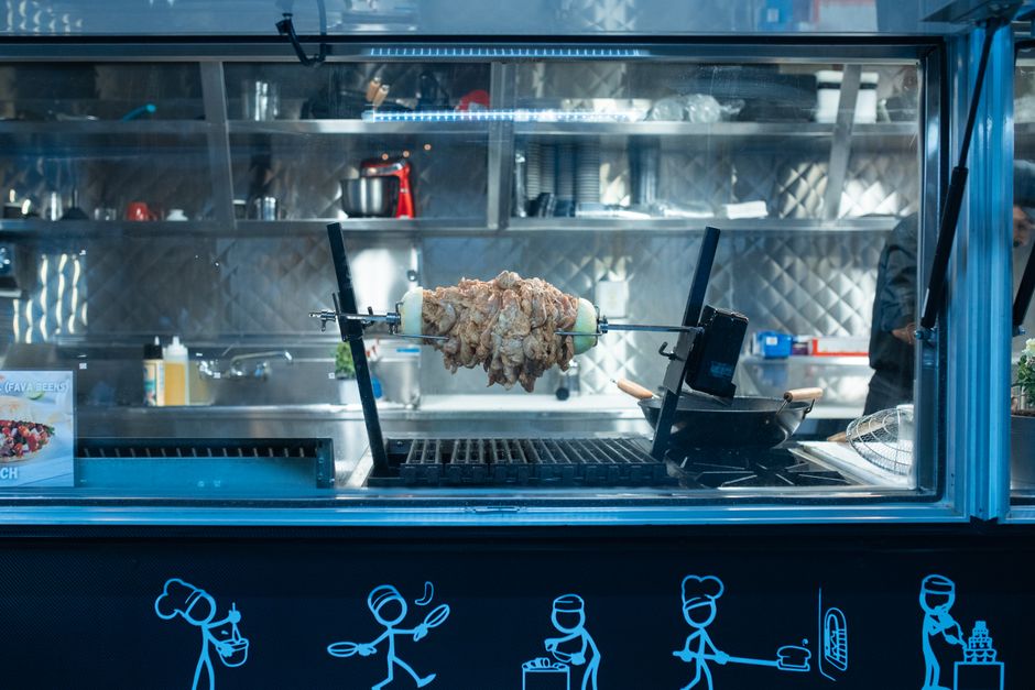 Make-Your-Own Pita Station for bar brunch hosting — food · Food & Hosting
