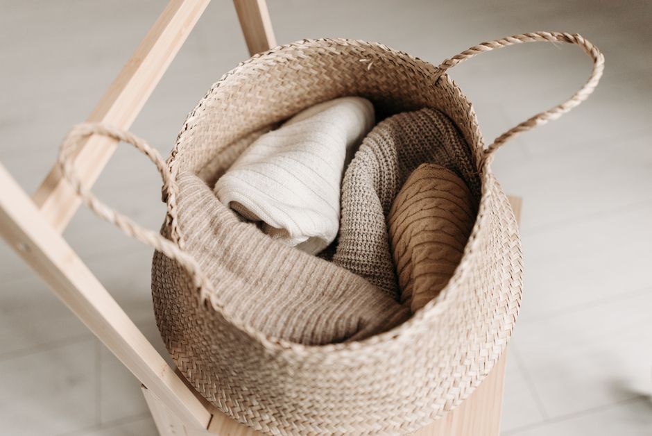 Fabric Basket with a watercolor layer — diy-creativity · Sewing