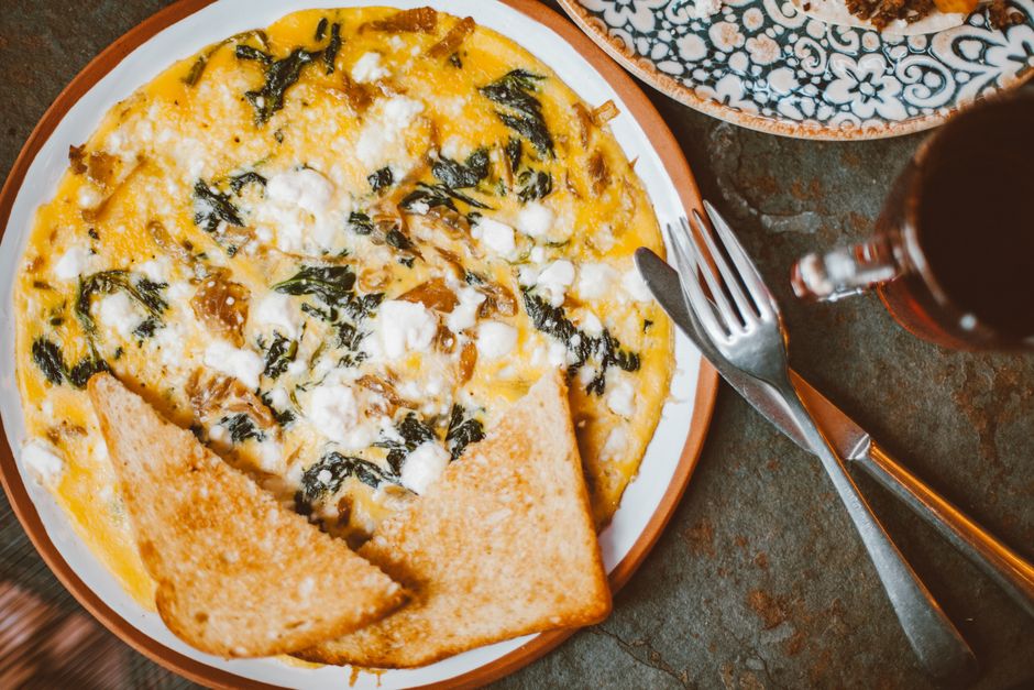 Spinach Feta Frittata for a lazy Sunday — food · Breakfast & Brunch