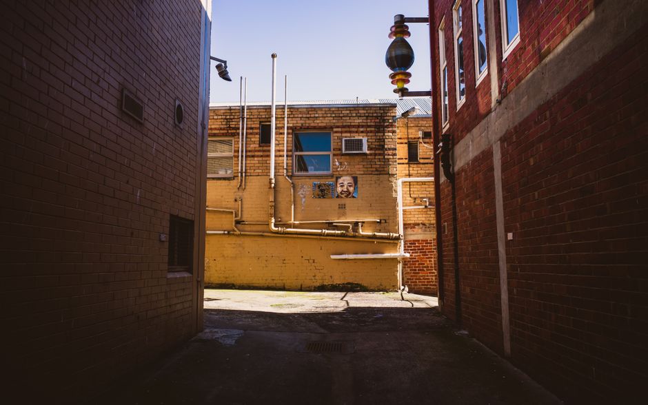 Street-Art Alley around a local craft shop — travel · City Trips