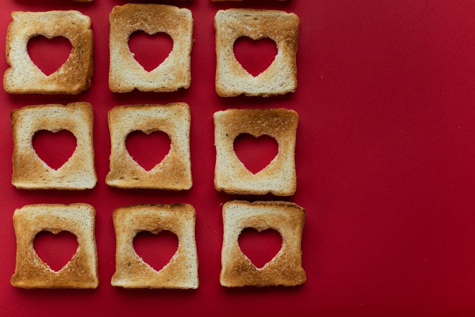 food-presentation valentine's day for a relaxed brunch — celebrations · Valentine's Day