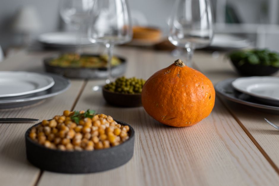 Chickpea Curry with a fresh garnish — food · Recipes