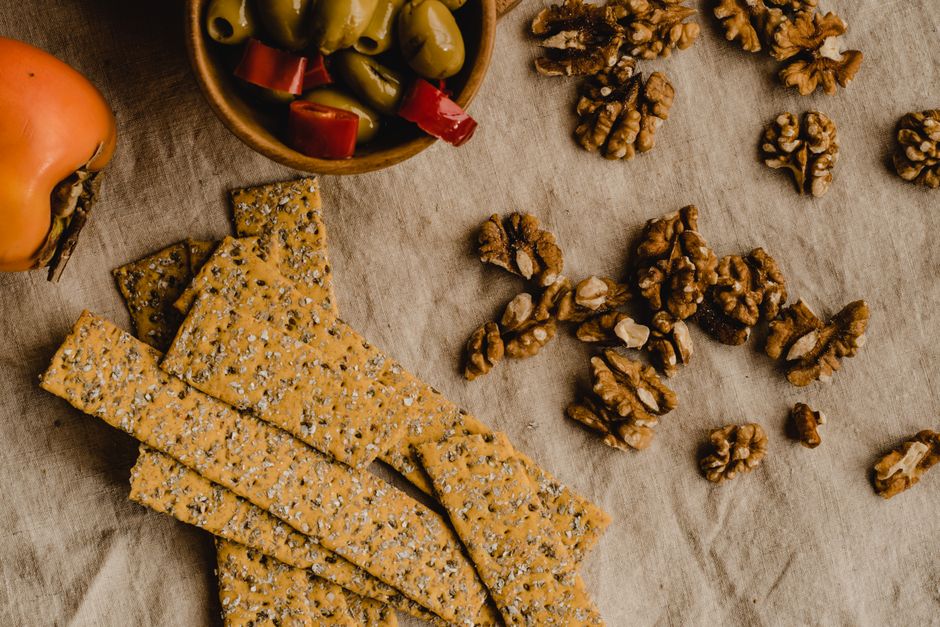 Mediterranean Snack Board with a small-bite format — food · Food & Hosting