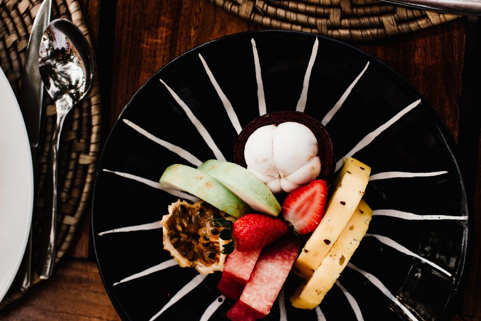 Fresh Fruit Dessert Table for a small apartment — food · Food & Hosting