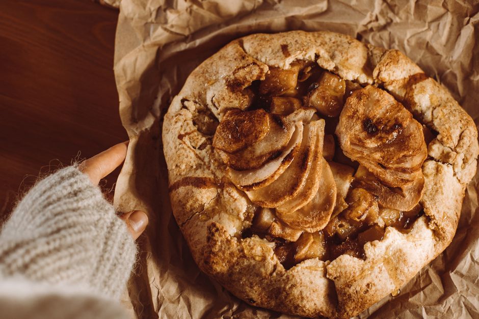 Apple Hand Pies with almond paste — food · Baking