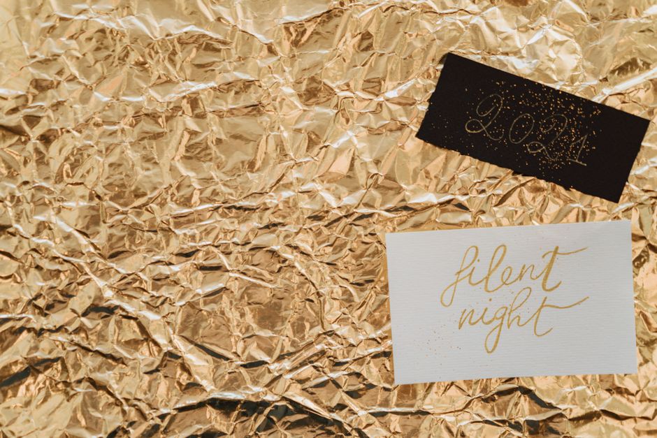 Year-In-Review Cards around a meaningful keepsake — celebrations · New Year's