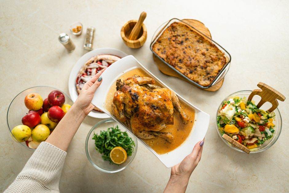 Sheet-Pan Lemon Chicken for a lighter plate — food · Dinner Ideas