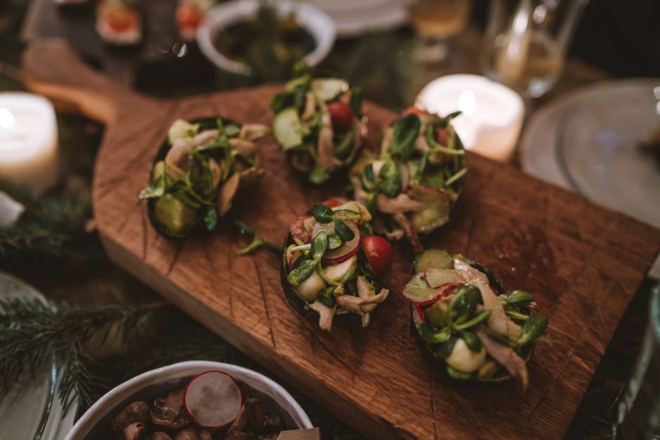 food-presentation new year's with a memory-making detail — celebrations · New Year's