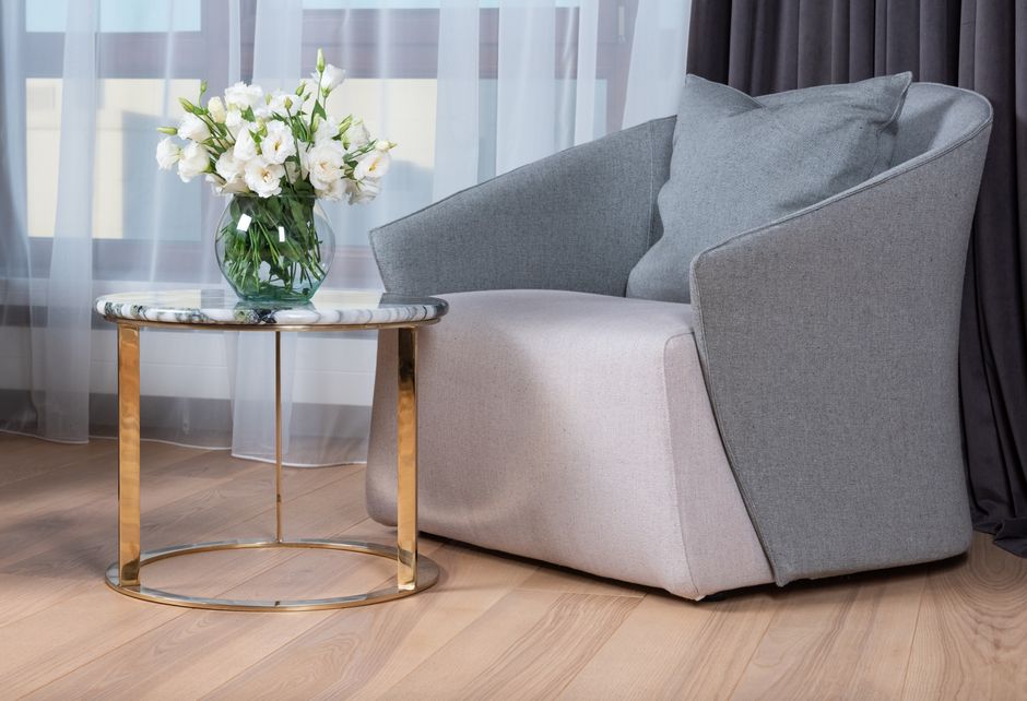 Accent Chair using thrifted character pieces — home · Living Rooms