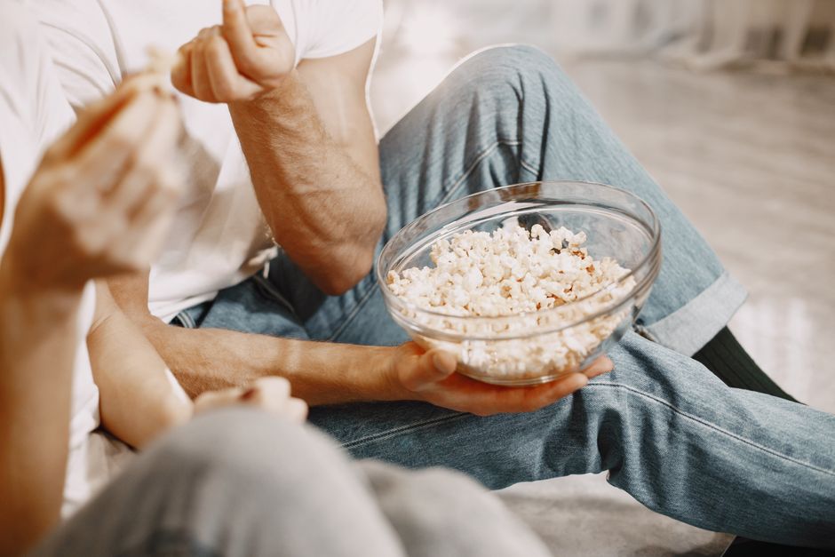 Cozy Movie Basket with a guest-participation moment — celebrations · Valentine's Day