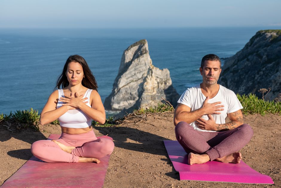 Breath-Count Practice with a nature break — wellness · Mindfulness