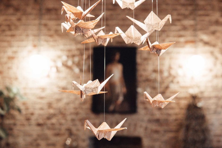 Origami Mobile for a small creative corner — diy-creativity · Paper Crafts