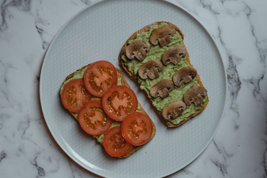 Garlic Mushroom Toast with roasted garlic — food · Recipes