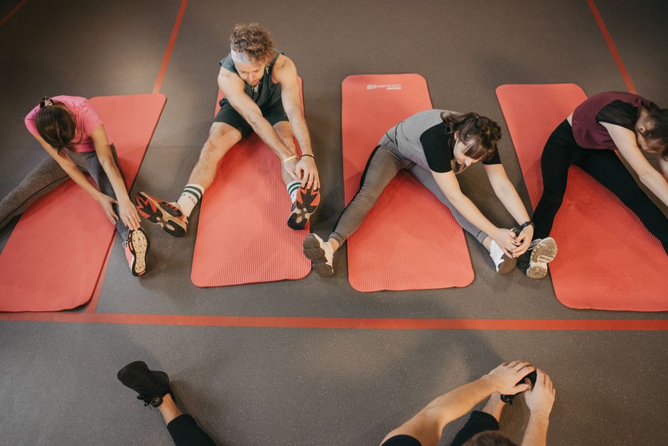 Gentle Stretch with a body-scan moment — wellness · Relaxation