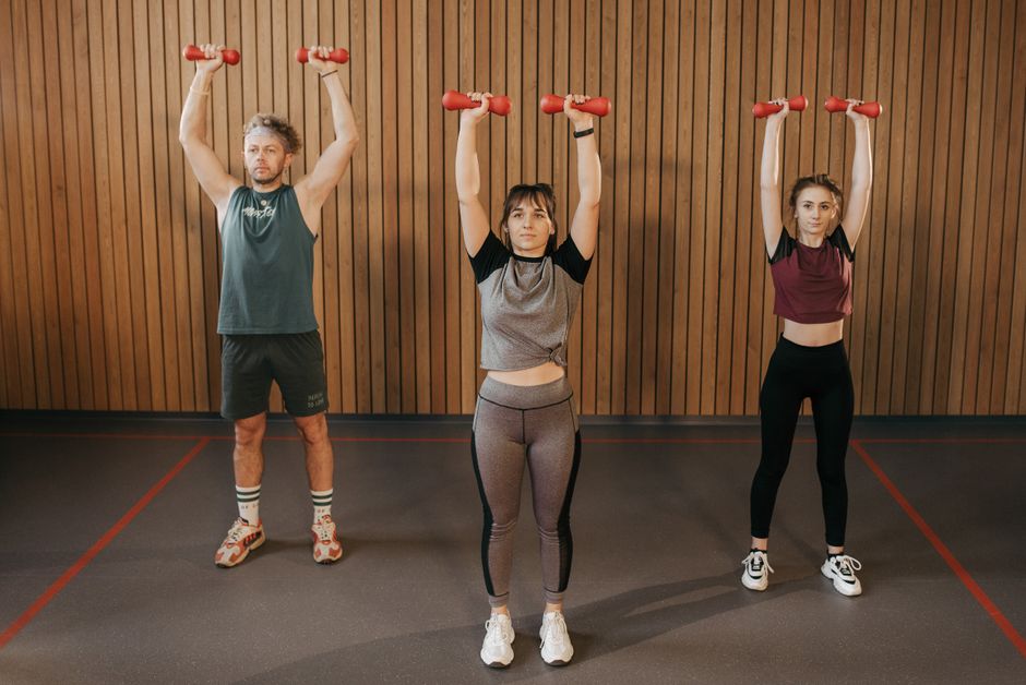 Beginner Strength Set during a quiet evening — wellness · Fitness