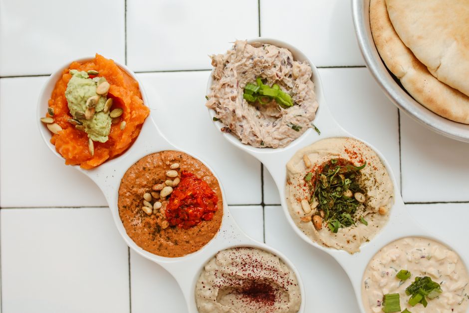 Make-Your-Own Pita Station for a weekend open house — food · Food & Hosting