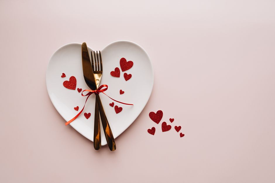 table valentine's day around a shared activity — celebrations · Valentine's Day