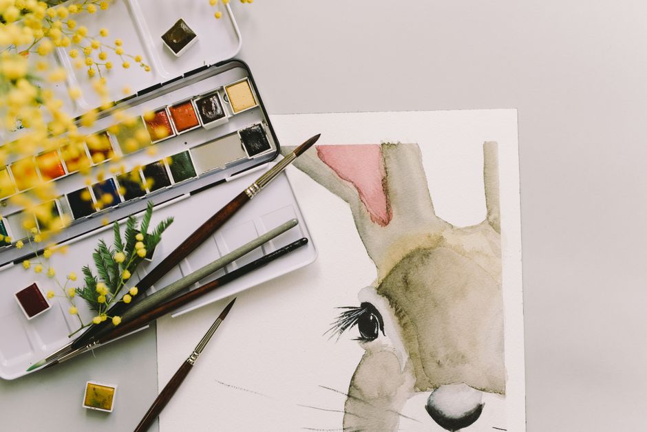 Pressed-Flower Watercolor for study everyday photos — diy-creativity · Art & Painting
