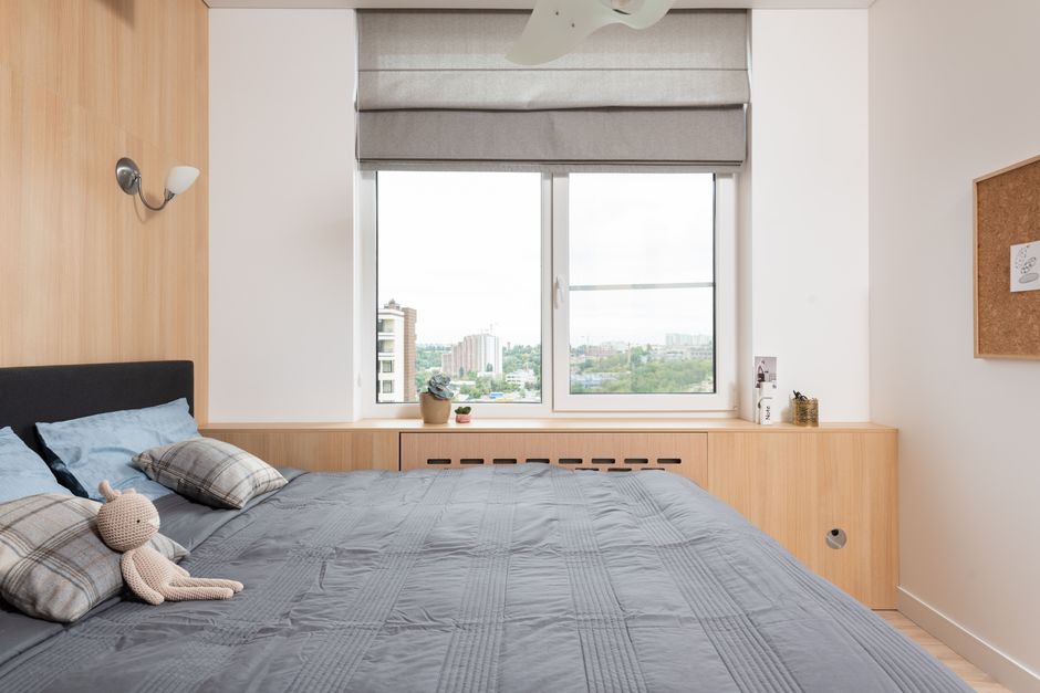 Under-Bed Boxes with one sculptural accent — home · Organization