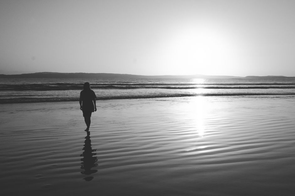 Beach Stroll during a screen break — wellness · Walking & Outdoor