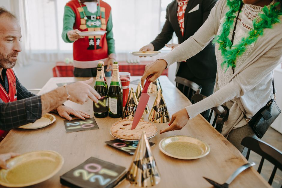food-presentation new year's around a meaningful keepsake — celebrations · New Year's