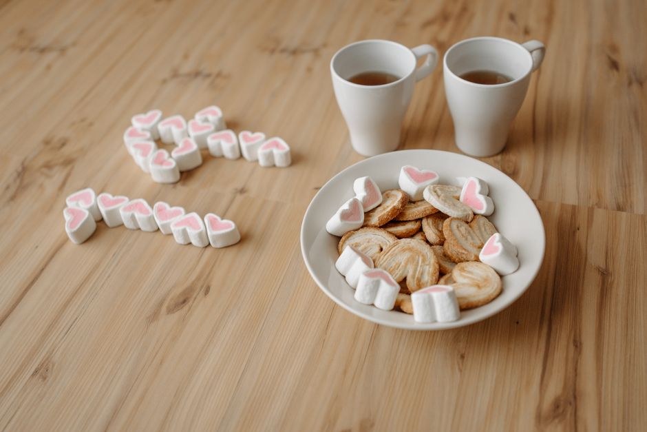 Love-Note Breakfast with a grown-up finishing detail — celebrations · Valentine's Day