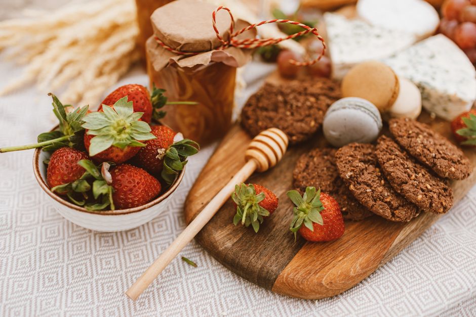 Dessert-For-Two Board with a low-stress setup — celebrations · Valentine's Day
