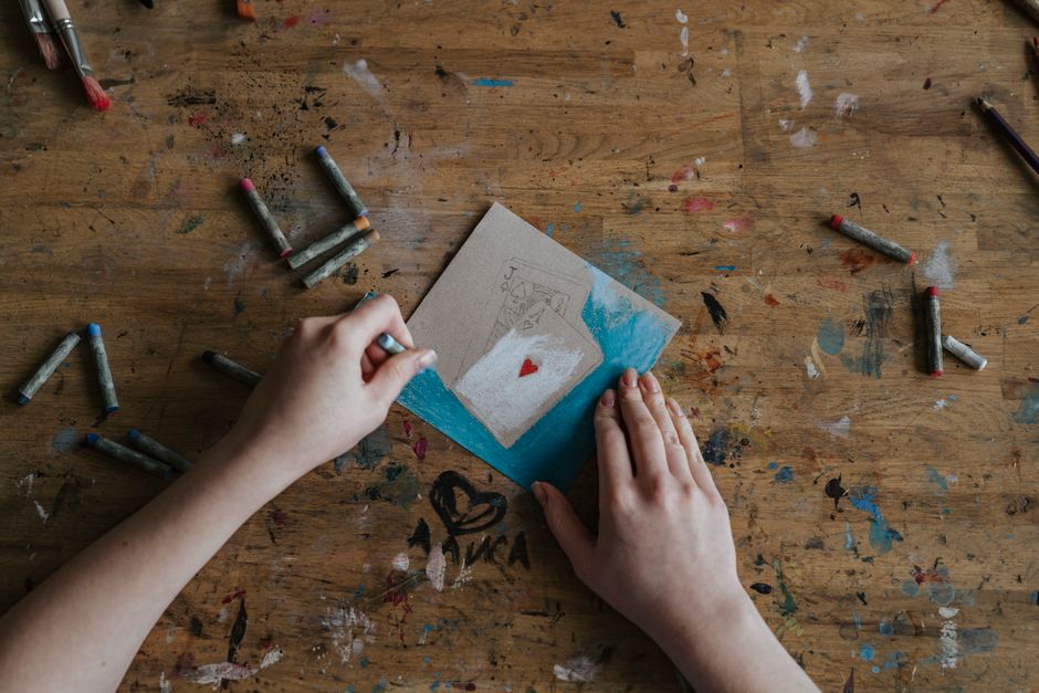 Handmade Card Station around a family tradition — celebrations · Valentine's Day