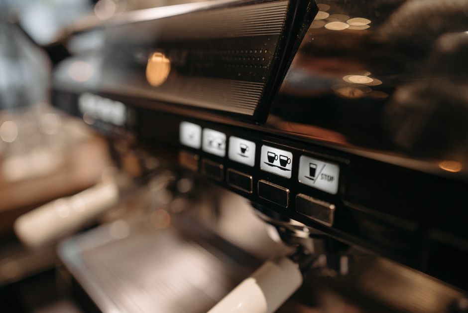 Coffee Station with coordinated hardware — home · Kitchens