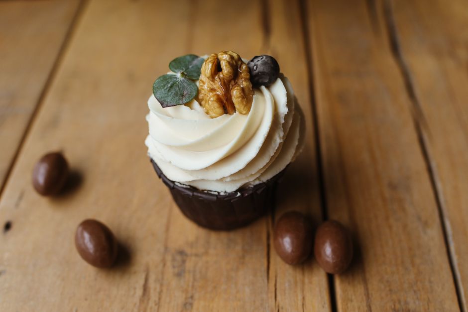Banana Walnut Muffins for a breakfast board — food · Breakfast & Brunch