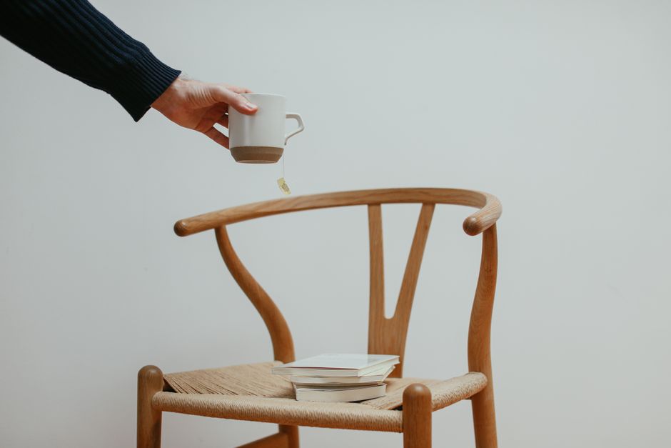 Reading Chair using renter-friendly details — home · Bedrooms