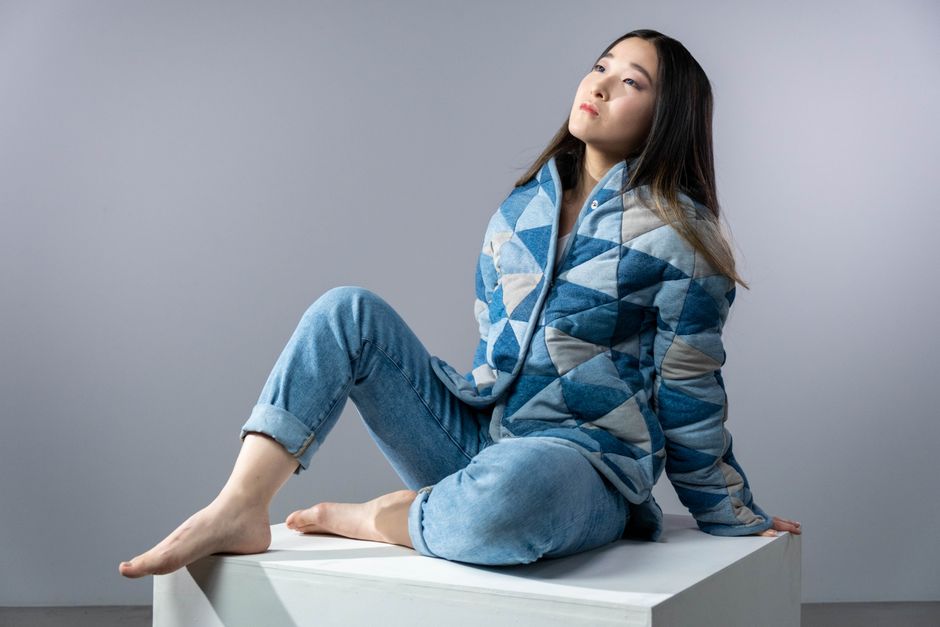 Denim-On-Denim Look with a creative companion — lifestyle · Fashion