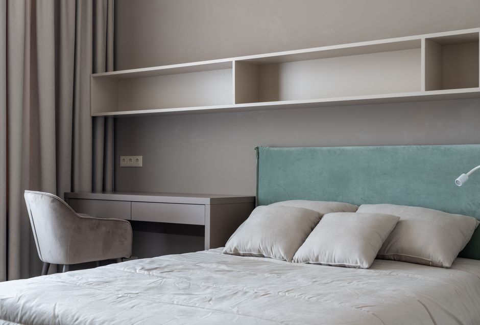Linen Shelf with a quiet hotel-like touch — home · Organization