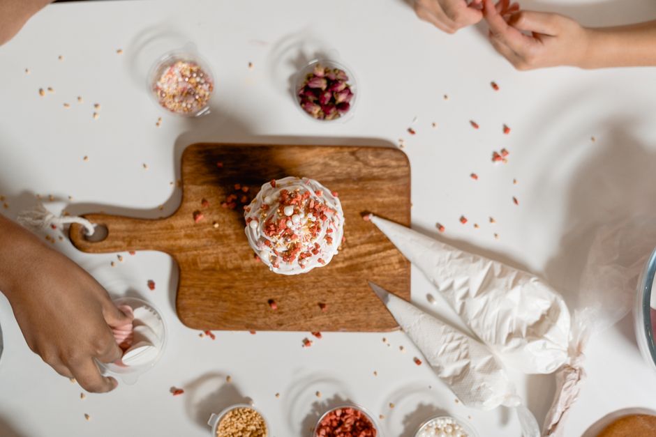 Cake Decorating Station around a simple activity — celebrations · Birthdays