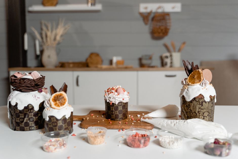 Cake Decorating Station around a quiet morning celebration — celebrations · Birthdays